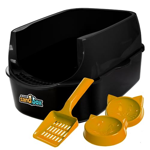 Caixa De Areia Bandeja Furba Desmontável P/Gatos (Black)