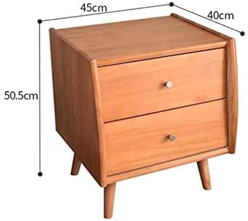 Table de chevet en bois de style minimaliste scandinave aux finitions soignées