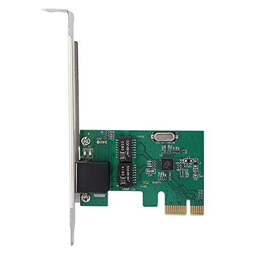 Pci-E Network Card,Pci-E One-Port Desktop Realtek Rtl8111E Network Card 10/100/1000Mbps Gigabit Ethernet,Gigabit Pci Express Ethernet Network Interface Card #TOP16
