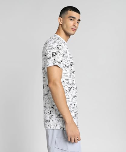 Image of Puma Men's Printed Slim Fit T Shirt