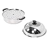 Multipurpose Stainless Steel Steam Pot with Lid for Steaming Seafood Fish Steamed Bun Versatile Kitchen Cooking Tool for Home Chefs Gourmet Dishes Family Meals #3