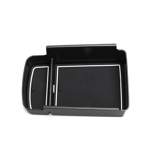 SZTMYVUW Interior Storage Box Compatible With Chevrolet For Trax RS 2024 2025 Center Console Storage Armrest Box Tray Interior Tidying Accessories(White)