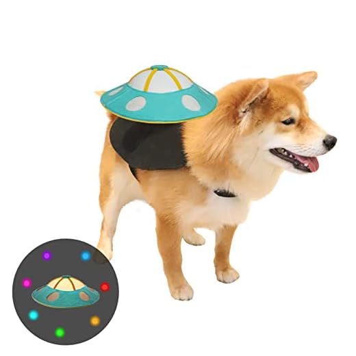 HOTMAI Dog Costumes, Glowing Pet Costume for Night, LED Lights Built-in, Holiday Thanksgiving Christmas Pet Costume for Small Medium Large Dogs and Cats, Puppy Cosplay Accessories