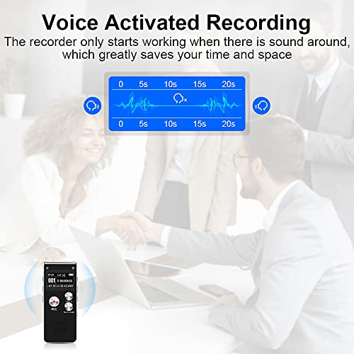 32Gb Digital Voice Activated Recorder - Voice Recorder With Playback - Portable Tape Recorder Audio Recording Device With Noise Reduction Audio Recorder For Lectures Meetings #TOP5