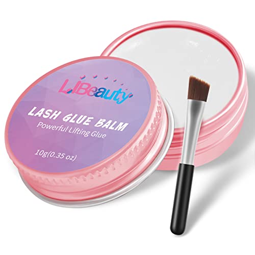Libeauty Lash Lift Glue Balm Lash Lift Adhesive Strong Sticky Fruit Flavor Eyelash & Eyebrow Perm Glue Balm Brow Lamination Gel