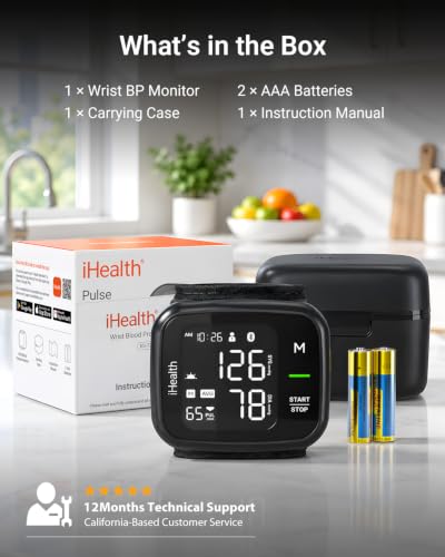 iHealth Pulse Bluetooth Wrist Blood Pressure Monitor for Home Use - image 9