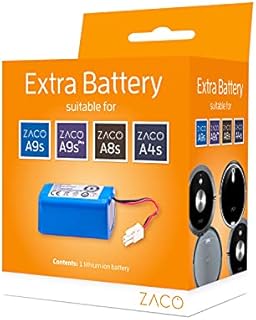 ZACO Oryginalny akumulator Li-Ion Replacement Battery A-Series kompatybilny z odkurzaczami ZACO A4s, A8s, A9s, A9sPro, Bateria