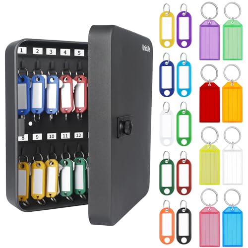 Uniclife 28 Position Key Cabinet with Combination Lock and 3