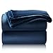 Bedsure przytulanka niebieska kocyk XL sofa, miękki i ciepły koc polarowy jako koc na sofę / koc na kanapę, przytulne koce do życia Koce przytulanki, wyjątkowo puszysty i pluszowy koc na sofę 150x200 cm