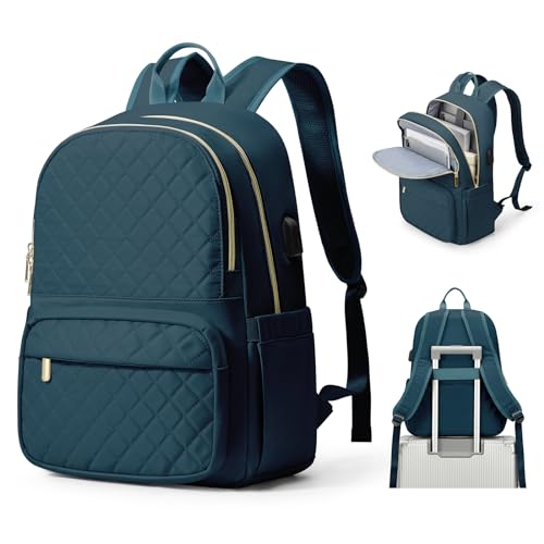 suradar Sac à Dos Ordinateur Portable, Impermeable Sac a Dos Femme Sacs à Dos pour Ordinateur Portable 15,6 Pouces, Sac Ados PC Collège Fille Cartable pour...