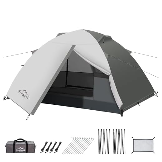 Gysrevi Tente de Camping 2-3 Personnes Tente dôme Facile à Installer Camping Tente Imperméable et Ventilée, pour Outdoor Camping et Randonnée