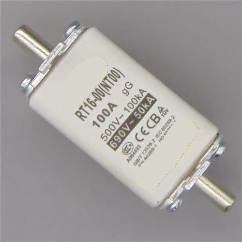 Fusible en céramique RT16 80A à soufflage rapide cartouche cylindrique
