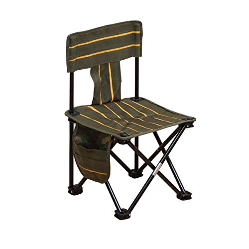 RMXMY Silla de Camping Plegable Ligera para respaldar Alto, Compacto portátil para Campamento al Aire Libre, Viajes, Picnic, Festival, Senderismo