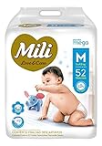 Mili Fralda Lovecare Mega M Pacote Com 52 Unidades