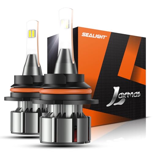 Image of SEALIGHT 9004 /HB1 LED Bulbs, 800% Super Brighter 9004 Bulb, 1:1 Size Driving Bulbs, 60000Hrs Lifespan, 6000K White, Plug and Play, Pack of 2