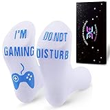 Do Not Disturb I'M Gaming Socks, Men Gifts Ideas Valentines Day Kids Valentine Boy Gamer Sock Gift f