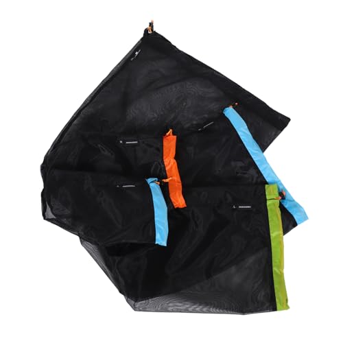 HANABASS Hiking Gear Large Storage Sack Mesh Liner Drawstring Closure for Travel Camping