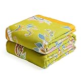 Certifié sûr et respectueux de l'environnement : le coton certifié OEKO-TEX garantit une douceur sans danger pour les bébés, tandis que les certifications GOTS Organic et GRS recyclées font de cette couverture d'inspiration florale un choix de décoration d'intérieur éthique pour les familles soucieuses de l'environnement