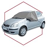 Autoscheibeabdeckung XL Schwarz Größe: Breite 115-134cm, Höhe 85 cm passend für VW Lupo