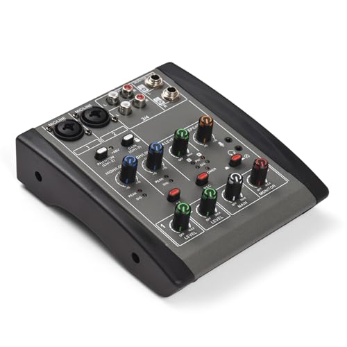 Mélangeur audio 4 canaux USB-C pour éliminer les bruits de fond en streaming et home studio