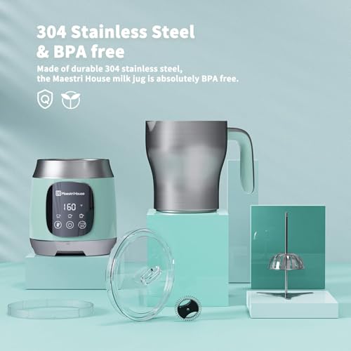 Maestri House 21OZ Milk Frother & Steamer with Variable Temperature Control and Froth Thickness Options for Lattes and Hot Chocolate - Image 7