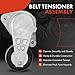 A-Premium Belt Tensioner Assembly with Pulley Compatible with Hyundai Sonata 1999-2005, Santa Fe 2001-2006, Tiburon 2003-2008, Tucson & Kia Magentis, Sportage, Optima, Replace# 2528137120