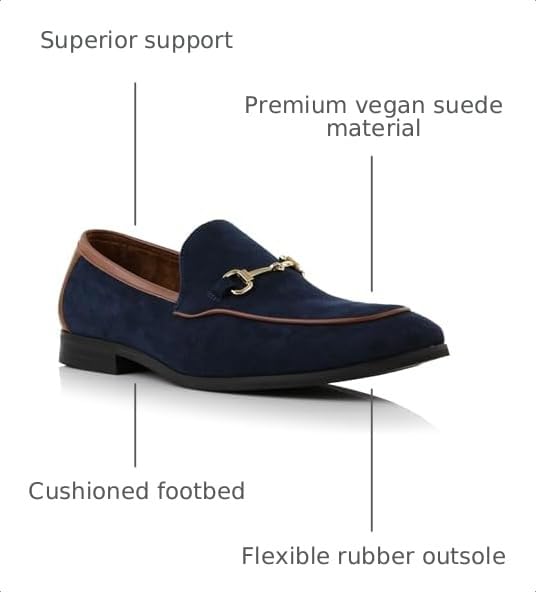 Image of Ferro Aldo Men's Premium Moc Toe Loafers | Casual & Dress Styles with Tassels & Horsebit Buckles