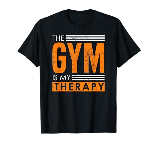 Gym Therapy Inspirational Exercise T-Shirt