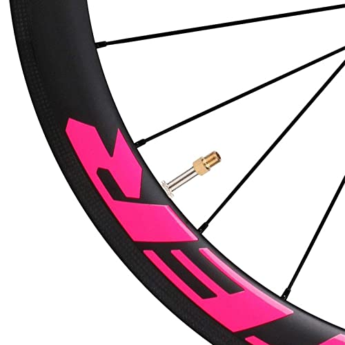 2pcs Presta to Schrader Brass Bike Bicycle Valve Adaptor with Seal Ring Adapter Converter