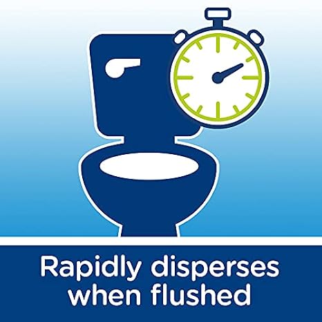 Andrex Classic Clean Washlets Moist Toilet Tissue, certified 'Fine to Flush', Plastic Free & Biodegradable