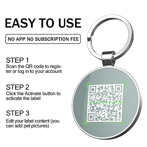 Disontag Qr Code Dog Tags, Personalized Dog Tags For Pets, Dog Id Tags, Dog Name Tags, Online Pet Page Prevent Lost/Modifiable Siberian Husky Gifts #TOP2