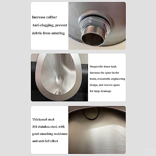 Bagni Moderni WC in Acciaio INOX 304, scarico automatico a parete, WC per adulti, WC esterno miniatura 6