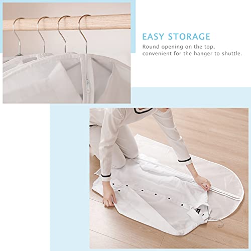 PetsHome Garment Bags, Garment Clothes Covers, 24'' x 40''(Pack of 5) Breathable Clear Garment Full Zipper Bags for… - Image 7