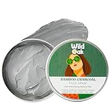 Wild Oak De Tan & Anti Acne Clay Mask | With 7x Power of Niacinamide, Bamboo Charcoal, Ashwagandha, Calendula, Manjistha & Licorice | Glow and Oil Control | Blackheads | Face Pack | 3.52 Oz