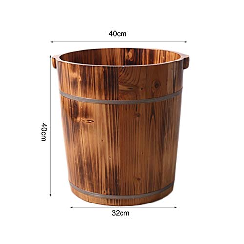 Spa de pies de madera sólido para pedicura y baño miniatura 2