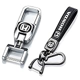 Llavero de cuero Chian para Hoda, llavero de repuesto con logotipo de coche para Honda Accord Civic CR-V CRV Pilot EX EX-L Travel, llavero para hombre y mujer, regalo familiar, 2 unidades