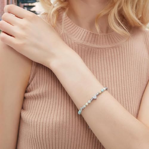 Image of Tiny Bead Bracelets for Women, Unique Birthday Gifts for Women Teens