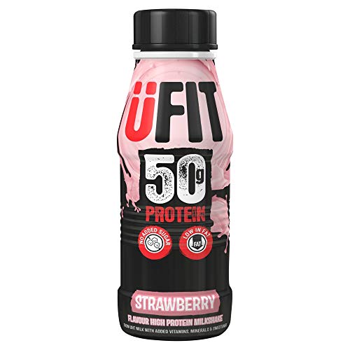 UFIT 500 ml Strawberry RTD Pro 50g High Protein Shake Drink