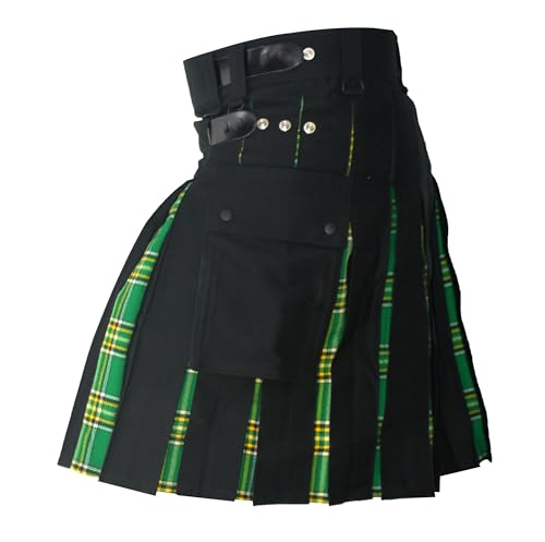 Hybrid Men's Traditional Kilt in Irish Tartan