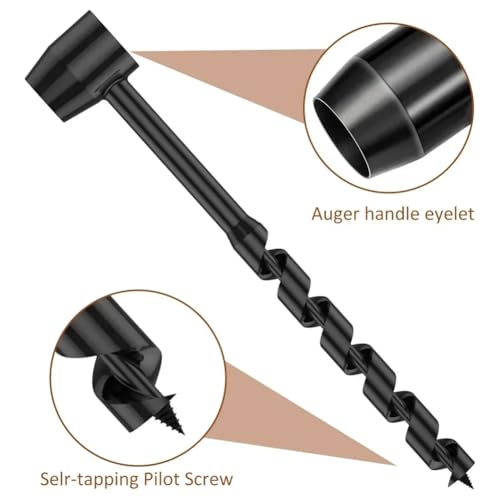 Foret de bushcraft manuel 10 16 19 25 mm pour menuiserie outdoor