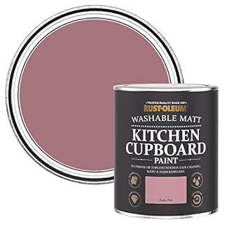 Rust-Oleum Pink Kitchen Cupboard Paint in Matt Finish - Dusky Pink 750ml