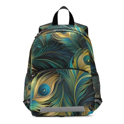 Cartable enfants plume de paon ergonomique et léger pour l'école