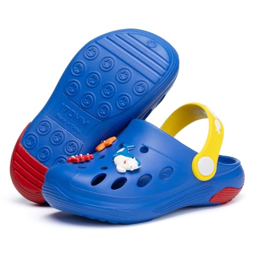 Image of GOEWY Beach Vacation Essentials Clogs for Toddler Kids Cute Cartoon Garden Water Shower Shoes Slides Slippers Pool Sandals Gifts for Boys Girls