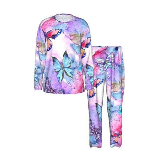 Pyjama homme papillon ensemble de détente nuit du S au 3XL