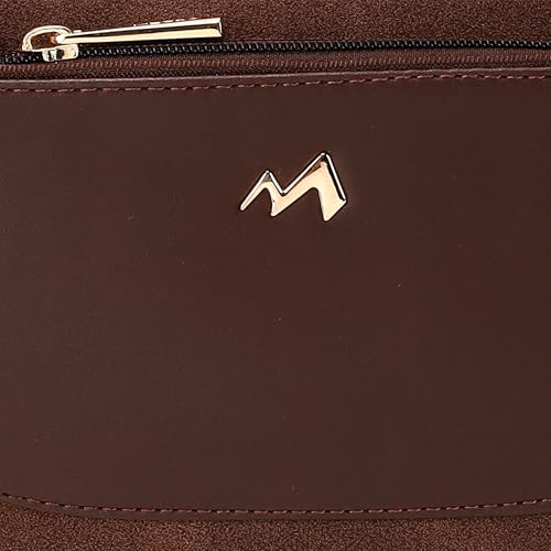 Metro brown suede sling bag – image 6