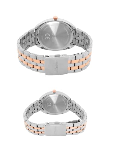 Image of French Connection Analog Silver Dial Couple's Watch| Pair Watch|-FCN0113RTM