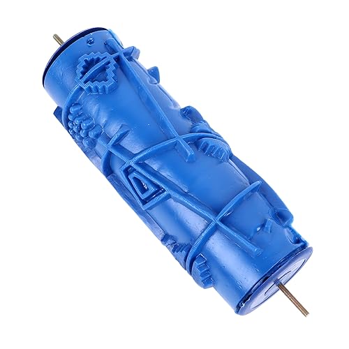 Rodillo de Pintura con Patrón de Goma de 5 Pulgadas, Rodillo de Goma con Textura en Relieve, Rodillo Decorativo Reutilizable y Lavable, Herramienta de Arte de Pintura DIY para