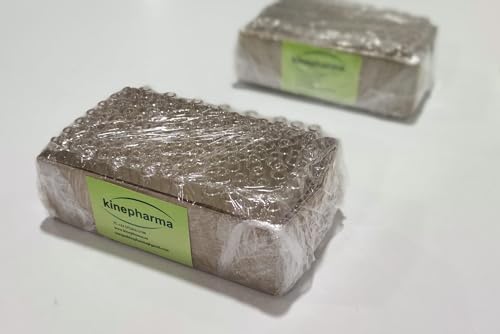 KINEPHARMA | Pack de 100 Tubitos de Cristal de 2g | Tubos de Cristal Blanco para Líquidos | 47,5 Alto x 10 mm Ancho | Tubos Cristal con Tapon