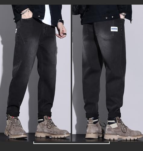 Jeans Pants Trousers Denim Spring and Autumn Stretch Men's Small Classic Japanese Loose2