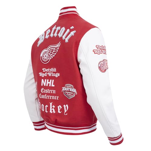 Image of Pro Standard Mens NHL Old English Varsity Jacket